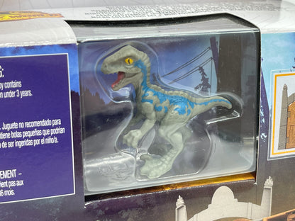 Jurassic World Dominion Velociraptor Blue und Gyrosphere Micro Collection Spielset
