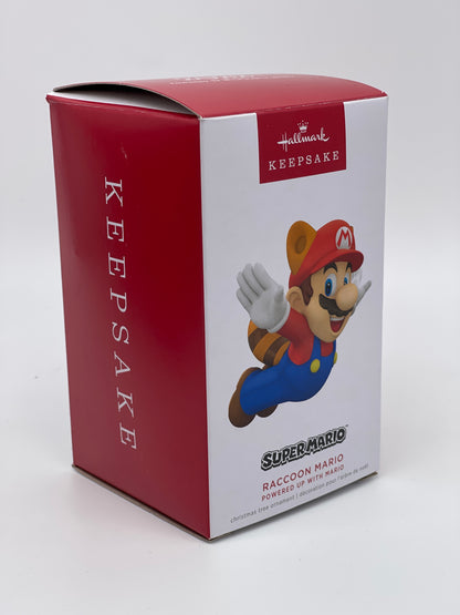 Hallmark Ornaments Keepsake 2022 "Super Mario Raccoon Mario" Powered Up