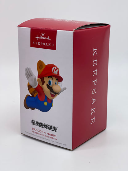 Hallmark Ornaments Keepsake 2022 "Super Mario Raccoon Mario" Powered Up