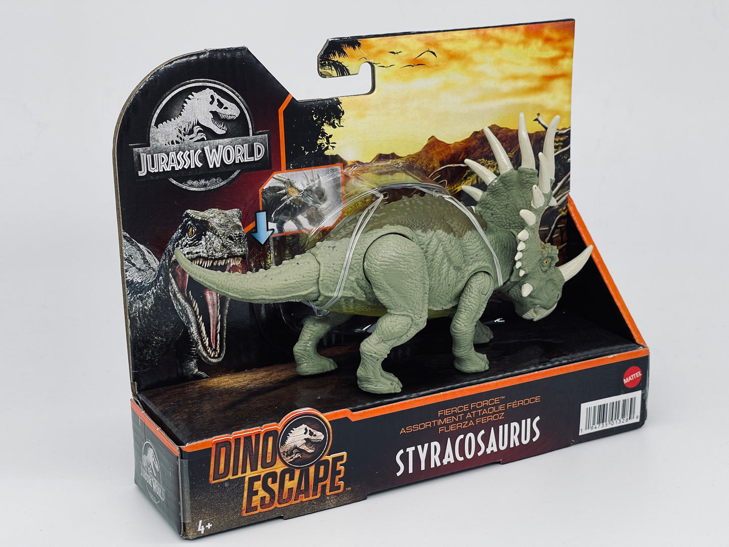 Jurassic World Camp Cretaceous "Styracosaurus" Dino Escape Fierce Force Netflix