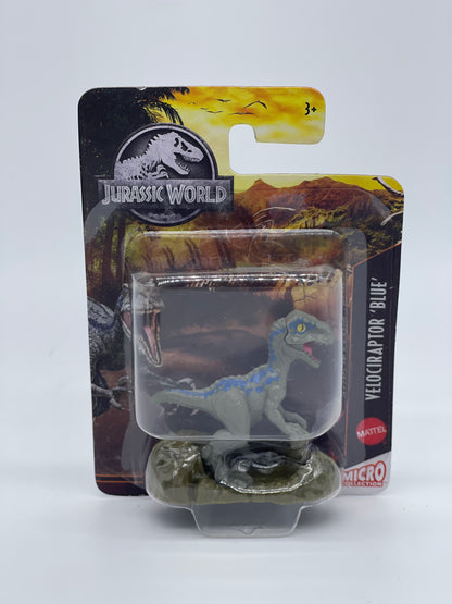 Jurassic World Micro Collection "Bumpy, Carnotaurus, Blue, Indominus Rex" (2021)