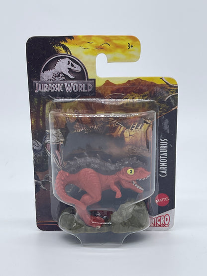 Jurassic World Micro Collection "Bumpy, Carnotaurus, Blue, Indominus Rex" (2021)