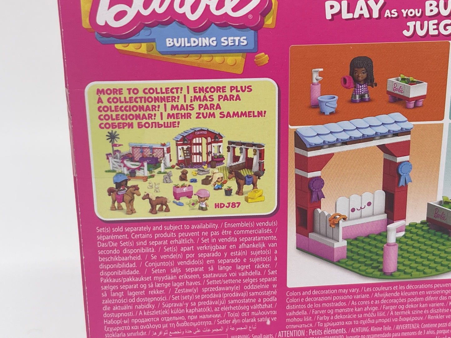 Barbie Building Sets "Pferdesprung Horse Jump" 73 Teile Mega Construx (Mattel)
