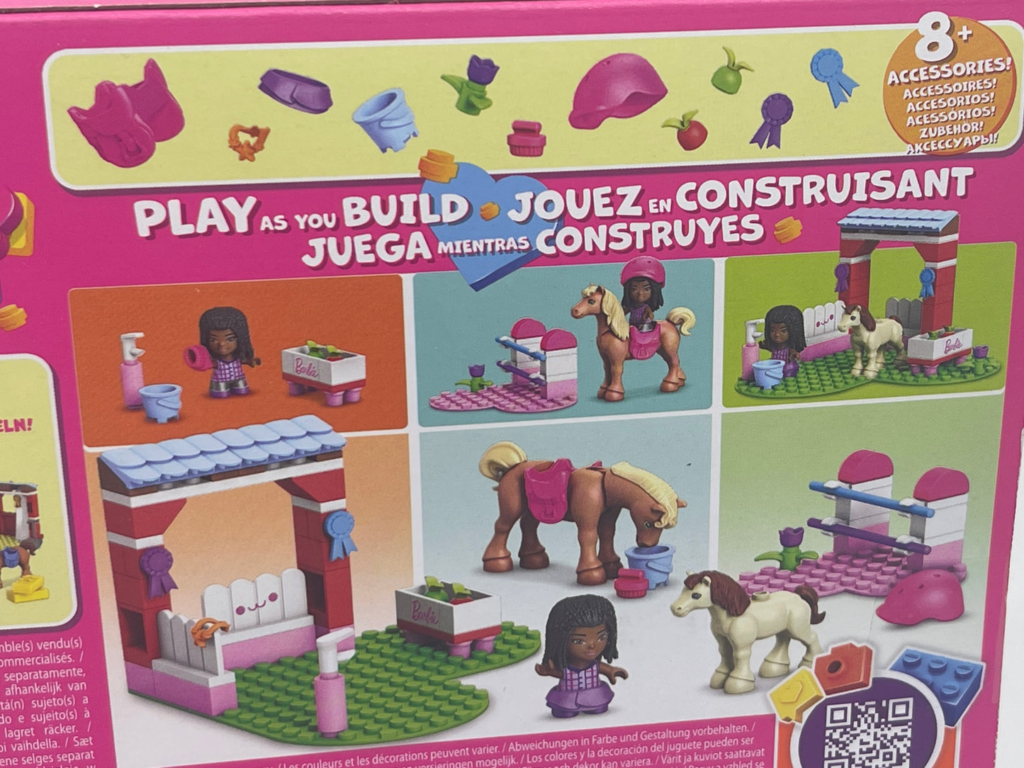 Barbie Building Sets "Pferdesprung Horse Jump" 73 Teile Mega Construx (Mattel)