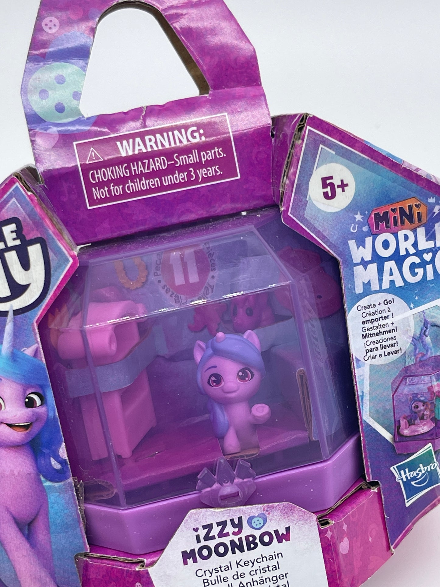 My Little Pony "Mini World Magic" Izzy Moonbow Kristall Anhänger (Mattel)