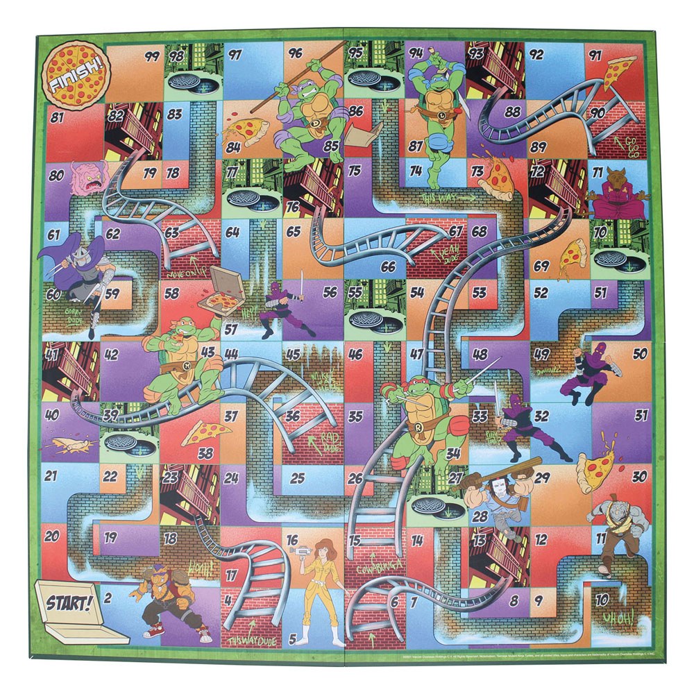 Teenage Mutant Ninja Turtles "Sewers and Ladders" Radical Edition Brettspiel US Version